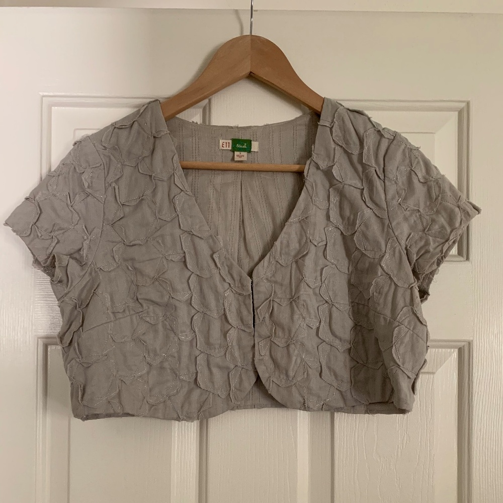 Anthropologie (ETT/Trua) cropped jacket size Small